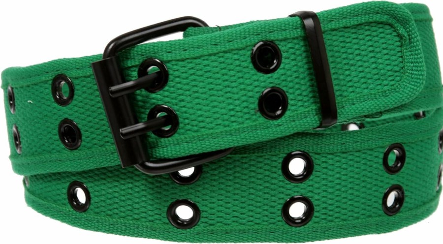 beltiscool Double Hole Grommets Canvas Web Belt | Belts