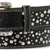 ARIAT Ariat Western Belt Womens Rhinestones Nailheads Wide Black A1570201 | Belts