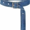 BAOKELAN Baokelan Denim Belts For Women Vintage Jean Belt Cinch Waist Belts For Dress | Belts