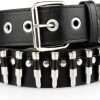 RUILAIBO Studded Belt Metal Punk Rock Rivet Belts For Women/Men Grommet Pyramid Goth | Belts