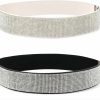 gingokuo Fashion Shiny Elastic Pu Belt For Women Dress Rhinestone Crystal Stretch Waist Belt Wide Waist Band | Belts