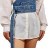 Verdusa Verdusa Women'S Denim Wide Belts Buckle Wrap Waist Cinch Corset Belt | Belts