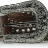 Blazin Roxx M&F Western Women'S Scalloped Croco Concho Belt | Belts