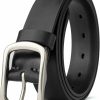 wolksprong Uni Casual Leather Belt - 1.3" Full Grain Leather Men'S And Women'S Belt For Jeans | Belts