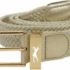 Surprizeshop Surprizeshop Super Stretch Woven Webbing Belt | Womens Golf Belt | One Size Fits Most | Reinforced Pu Tip | Belts