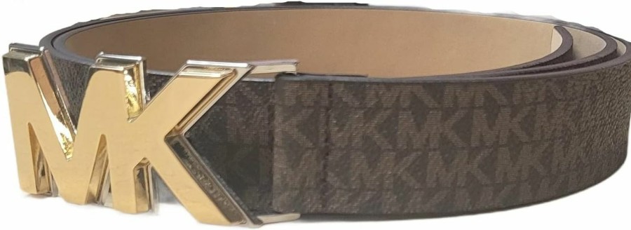 Michael Kors Michael Kors Signature Monogramn Belt Mk Logo | Belts