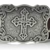 Nocona Belt Co. Nocona Belt Co. Women'S Nocona Scroll Embose Cross Buckle Belt, Brown, Small | Belts