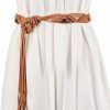 uniquetotop Bohemia Womens' Woven Belt Wax Rope Skirt Dress Decorative Tassel Belts | Belts