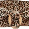 INOGIH Inogih Womens Leopard Print Wide Cinch Belt Fashion Pu Leather Cinch Waistband For Dress Free Size | Belts