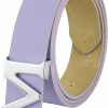 ALPHYLY Womens Leather Belts, M Belt, Removable Buckle Belt For Jeans Dress Halloween Cosplay | Belts