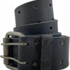 Hide & Drink Hide & Drink, Rustic Reinforced Leather Belt/Rustic Double Prong Buckle, (1.5 In.) Wide Handmade Includes 101 Year Warranty | Belts