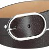 Calvin Klein Calvin Klein Women'S Round Buckle Fashion Statement Casual Belt For Jeans, Trousers | Belts