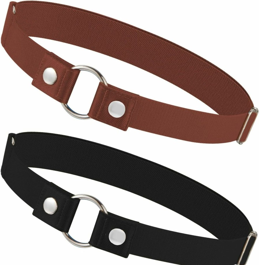 VeoeV Veoev No Buckle Elastic Stretch Belt For Women/Men, Buckle Free Invisible Belt | Belts