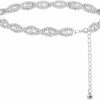 BAOKELAN Chain Belt For Women Rhinestone Waist Chain Belts Shiny Crystal Chain Belts For Bridal Dresses | Belts