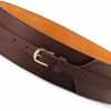 Toptim Toptim Women Wide Knotted Belt Design Pu Leather Waistbands Simple Width Belt | Belts