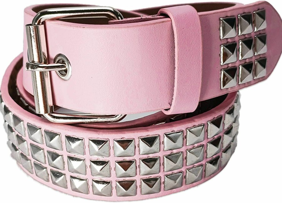 Generic Punk Studded Belt For Women Rock Threads Goth Stud Pyramid Gothic Clothing | Belts