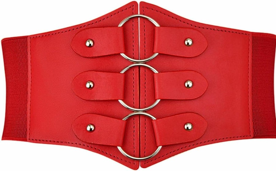 ALAIX Alaix Women'S Corset Belt Extra Wide Stretchy Belts Elastic Waspie Waist Belts For Cosplay Halloween Costume Belts For Women | Belts