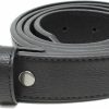 BC Belts Womens Thin Leather Belt Strap With Vintage Distressed Texture 1.25" Wide With Snaps | Belts