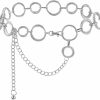 Glamorstar Glamorstar O-Ring Chain Belts For Women Waist Band Belt For Dress Link Chain Gift | Belts