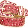 Zaiew Studded Belt Rhinestone Belt For Women Bb Belt Y2K Style Cowgirl Bling Belt Western Belt Festivals Gifts Belt | Belts