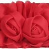 FIEIJ Fieij Women'S Elastic Stretch Wide Rose Double-Flower Waist Belts For Dress | Belts