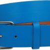 beltiscool 1 1/2" (38Mm) Snap On Plain Leather Jean Belt With Roller Buckle | Belts