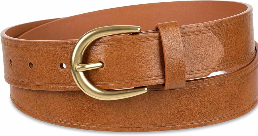 Amazon Essentials Amazon Essentials Women'S Raw Edge Jeans Belt | Belts