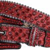 MUKINGBELTS Men Women Rhinestone Belt Western Bling Luxury Strap Leather Sparkle Studded Belts 1-1/7"(29Mm) Wide | Belts