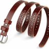 FADEON Fadeon Belts For Women Genuine Leather Belt, Fashion Ladies Western Cowgirl Waist Belt For Jeans, Pants, Dress | Belts