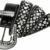 Belts.com 35158 50158 Women'S Belts Rhinestone Belt Fashion Western Cowgirl Bling Studded Design Leather Belt | Belts