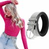 SUOSDEY Suosdey Soft Women Rhinestone Belt Bling Studded Leather Belt For Jeans Dresses | Belts