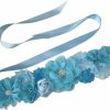 Oyabridal Oyabridal Flower Maternity Sash Belt For Baby Shower Baptism Sash Mommy To Be Sash | Belts