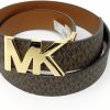 Michael Kors Michael Kors Signature Logo Reversible Belt - Brown | Belts