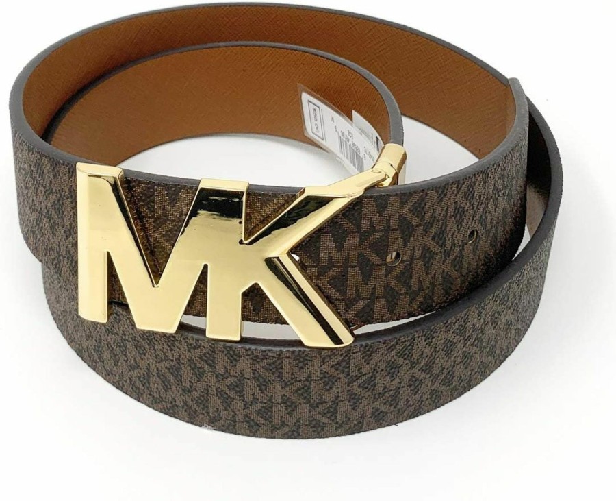 Michael Kors Michael Kors Signature Logo Reversible Belt - Brown | Belts