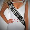 5-Star Ruma Birthday Sash For Women/Girls, Black Satin Birthday Sash With Silver Letteringparty Favors | Belts