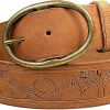 Belts.com Classic Casual Jean Belt Genuine Full Grain Leather Belt Or Strap 1-3/4" (45Mm) Wide | Belts