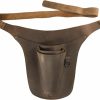 Hide & Drink Hide & Drink, Florist Tool Belt For Women, Measuring Tape Holder, Gardening Scissors Holster, Small Waist Bag, Pruning Shears Case For Ladies, Full Grain Leather, Handmade, Charcoal Black | Belts