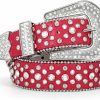 JASGOOD Jasgood Rhinestone Belt For Women And Men Ladies Weatern Cowgirl Cowboy Bling Belt For Jeans Pants Dress | Belts