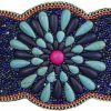 FASUND Fasund Bohemian Women Elastic Waist Belt Ethnic Beaded Flower Wide Waist Chain Strech Cinch Belt For Dresses | Belts