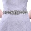 Eiaork Eiaork Bridal Belt Crystal Rhinestone Wedding Dress Sash Women Accessories Handmade | Belts