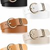 Breathffy 5 Pack Women Leather Belts For Jeans Pants Dresses Fashion Womens Ladies Belt With Gold Buckle, Small To Plus Size | Belts