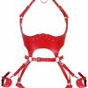 BYDHSS Waist Garter Belt Punk Full Body Harness For Women Photography Dance Rock Halloween Leather Cage Chest Strap Set | Belts