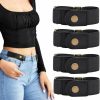 LEACOOLKEY Leacoolkey No Buckle Stretch Belt For Women/Men—2 Pack Elastic Invisible Belt For Jeans | Belts