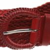 beltiscool Women'S 2" Wide Braided Woven Round Leather Belt | Belts