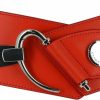 FASHIONGEN Fashiongen - Cowhide Leather Elastic Belt For Women, Darlene | Belts