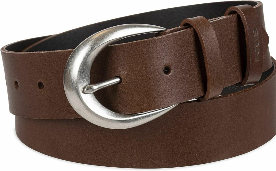 Levi's Levi'S Women'S Casual Soft Leather Jean Belt With Rounded Buckle | Belts