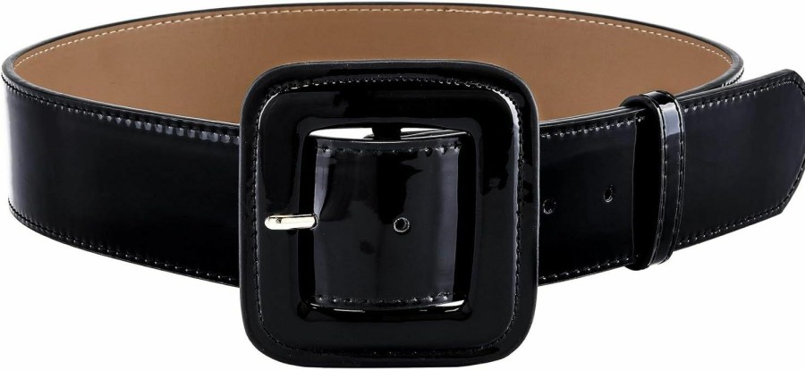 Ayliss Ayliss Women'S Patent Leather Belt Fashion Vintage Retro Cinch Corset Waistband Wide High Waist Belts For Jeans Dress | Belts