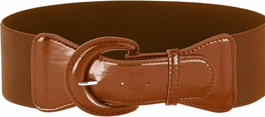 GRACE KARIN Grace Karin Women'S Wide Stretchy Cinch Belt 3 Inch Vintage Chunky Buckle Belts S-Xxxxl | Belts