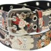 COCOLUCK Double Pin Buckle Japanese Chirimen Belt Uni (Black Dragon) | Belts