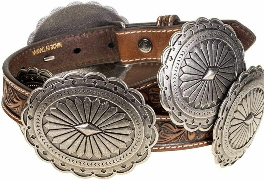 ARIAT Ariat Women'S Tooled Oval Concho Western Belt | Belts